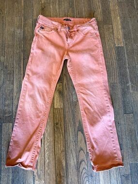 Dear John’s Women's Coral Pink Slim Jeans